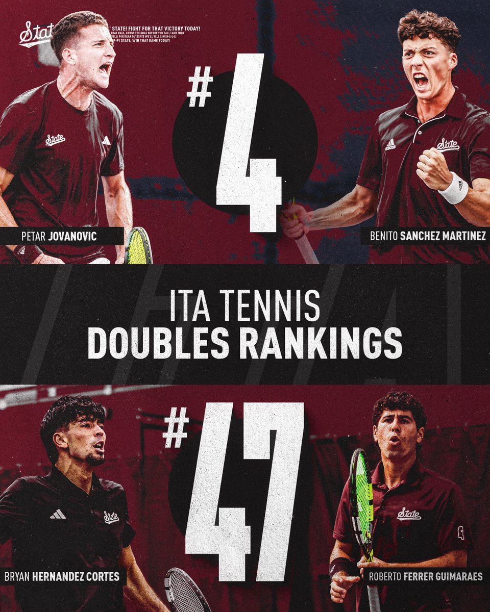 Mississippi State Men's Tennis tweet media