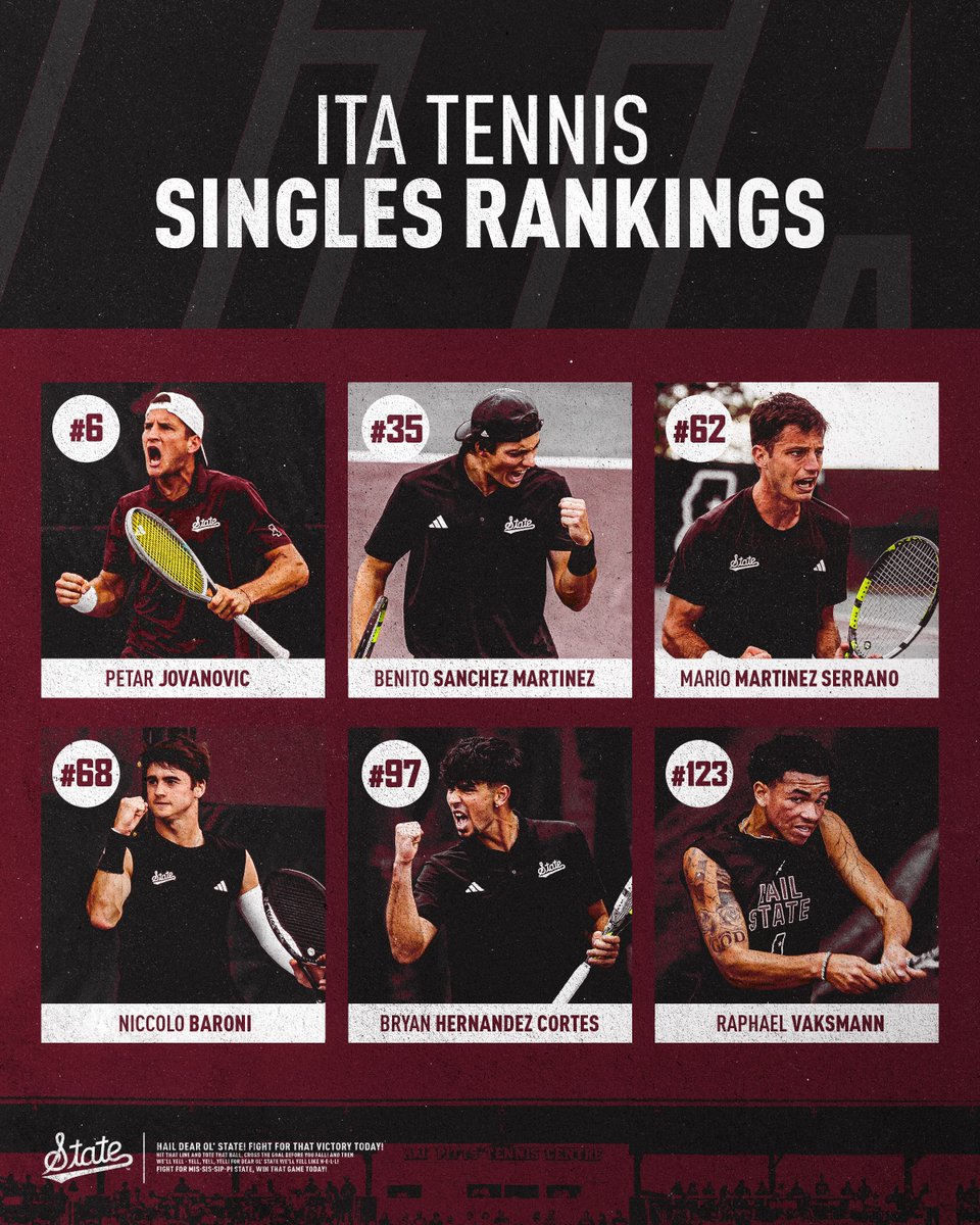 Mississippi State Men's Tennis tweet media