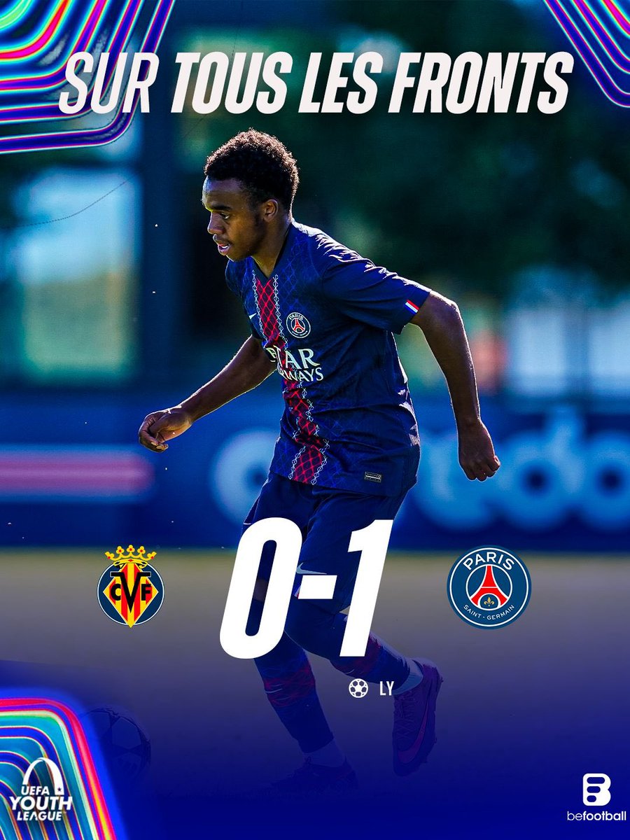 _BeFootball's tweet image. 🚨🚨 𝗟𝗘 𝗣𝗦𝗚 𝗦𝗘 𝗤𝗨𝗔𝗟𝗜𝗙𝗜𝗘 𝗘𝗡 𝟭/𝟮 𝗙𝗜𝗡𝗔𝗟𝗘 𝗗𝗘 𝗬𝗢𝗨𝗧𝗛 𝗟𝗘𝗔𝗚𝗨𝗘 !!!! ✅❤️💙

Victoire 1-0 contre Villarreal sans Chtaï-Telamio, Malonga, Jangeal et Assab. 🤯

Les Parisiens affronteront le Real Madrid ou le Sporting. 💫🇪🇺
