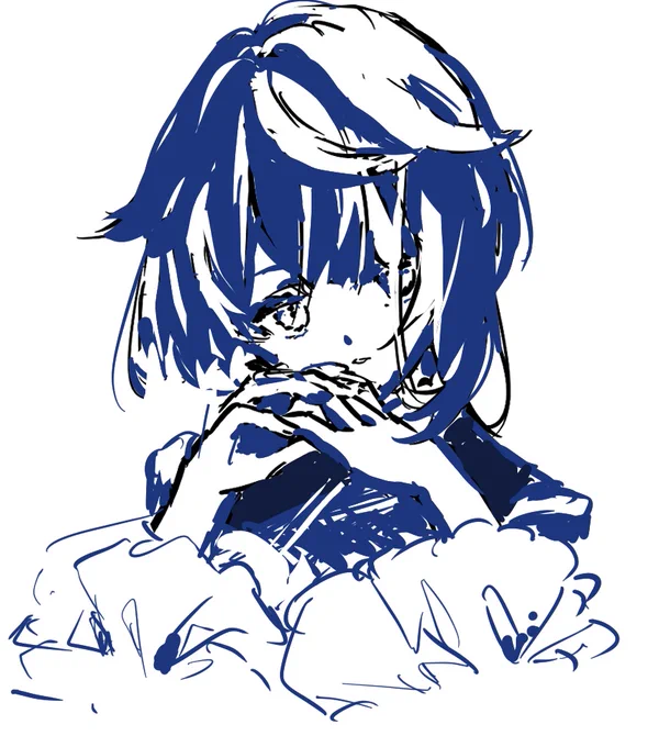 線画ってどうやるんですの!?一旦計画的にやめたりますわ!してみたやつ
