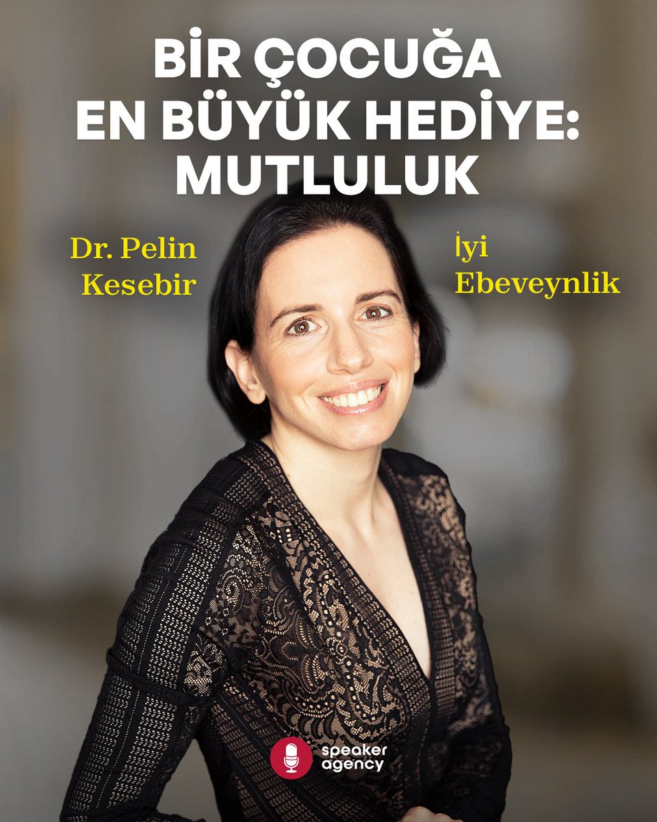 Speaker_Agency's tweet photo. Dr. Pelin Kesebir’in “İyi Ebeveynlik: Mutlu Ebeveynlerin Mutlu Çocukları?” oturum videosu YouTube kanalımızda, @PelinKesebir Speaker Agency’de!

#speakeragency #pelinkesebir https://t.co/66yiDgCw3L