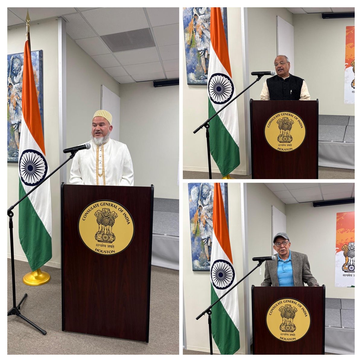 India in Houston tweet media