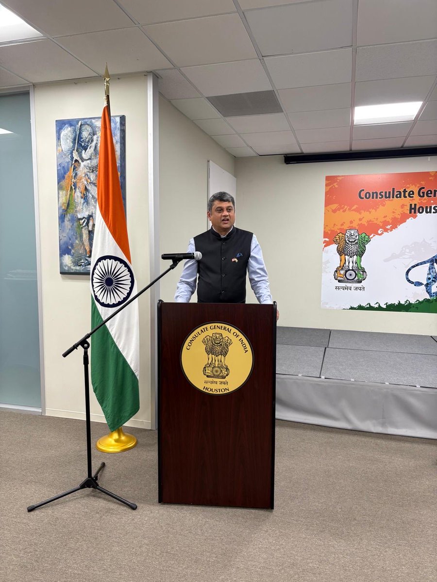 India in Houston tweet media