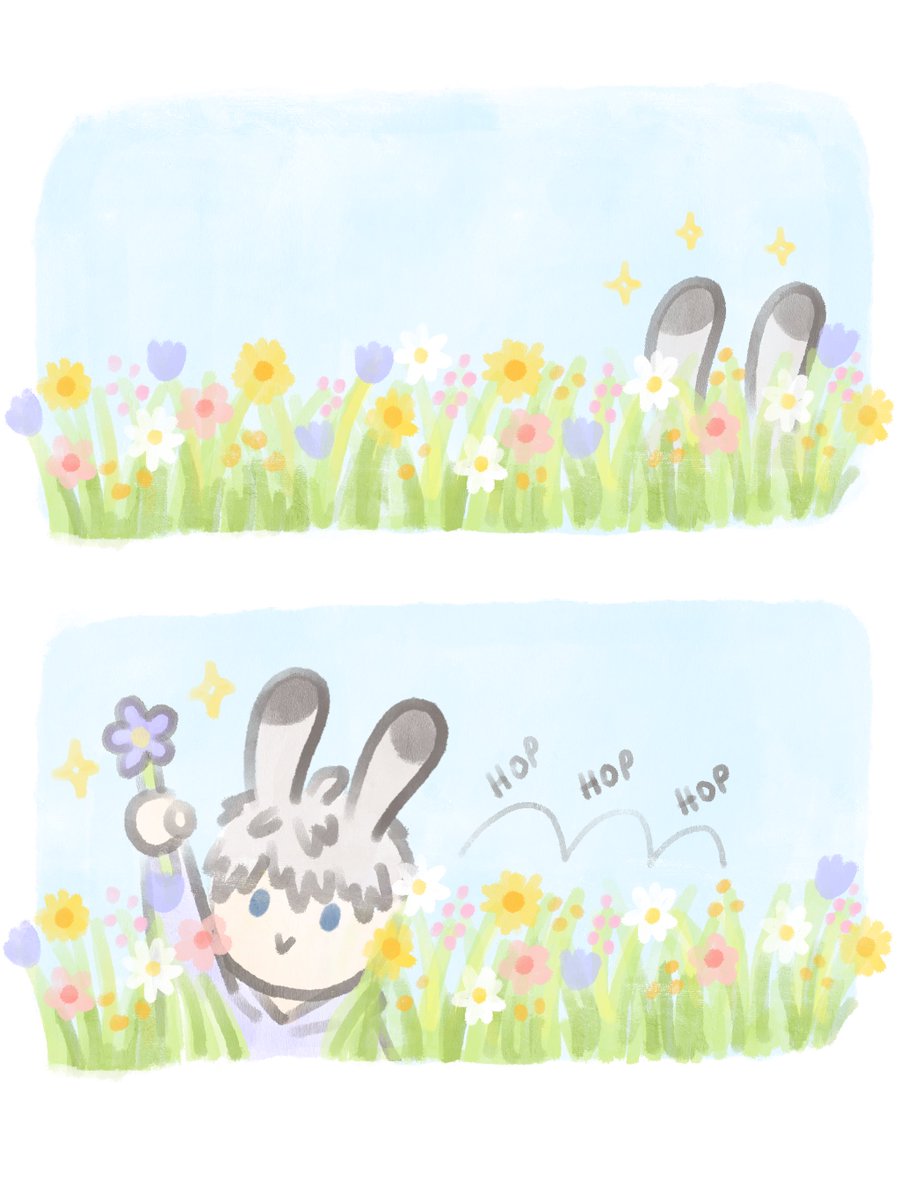 catboy_jie's tweet photo. he’s excited for spring 🥹🌸🌷 https://t.co/Lrrz5PUArk