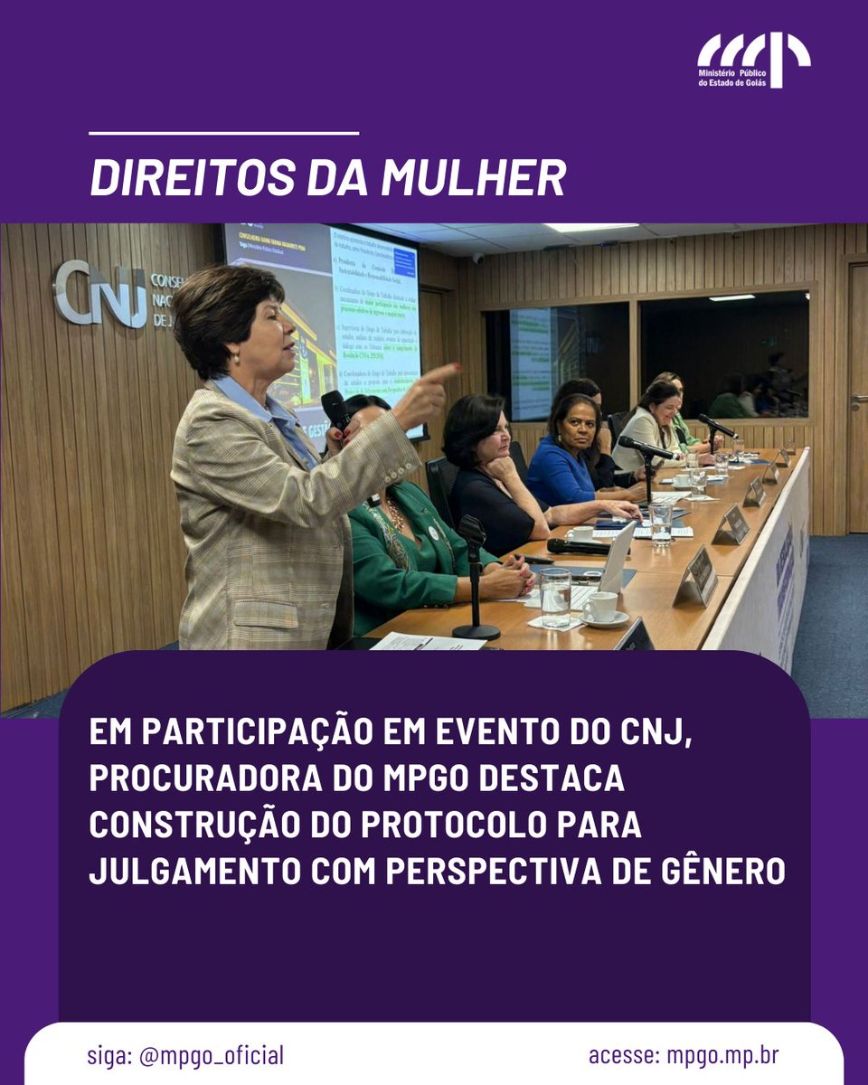 mpgo_oficial's tweet photo. A procuradora de Justiça do MPGO Ivana Farina Navarrete Pena participou, em Brasília, do evento que celebrou os oito anos da Política de Incentivo à Participação Feminina no Poder Judiciário, promovido pelo Conselho Nacional de Justiça (CNJ). https://t.co/SxB2YMDQsb @ivanafarina https://t.co/p1zS5XZ2up