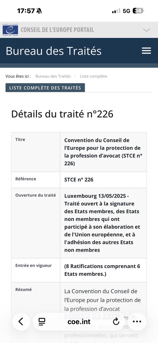 LaurentPettiti's tweet photo. Un 29ème Etat signataire de la Convention du @coe sur la protection de la profession d’avocat : la Bosnie-Herzégovine @CCBEinfo @CNBarreaux @Avocats_Paris @Conf_Batonniers https://t.co/ACEXI34XIj https://t.co/VUOa58NlQV