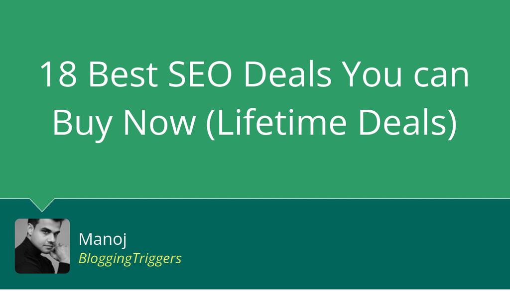 STOMPSMTraining's tweet image. 18 Best #SEO #Deals You can Buy Now (Lifetime Deals) @HeartofManoj #Coupons
lttr.ai/ApP6O