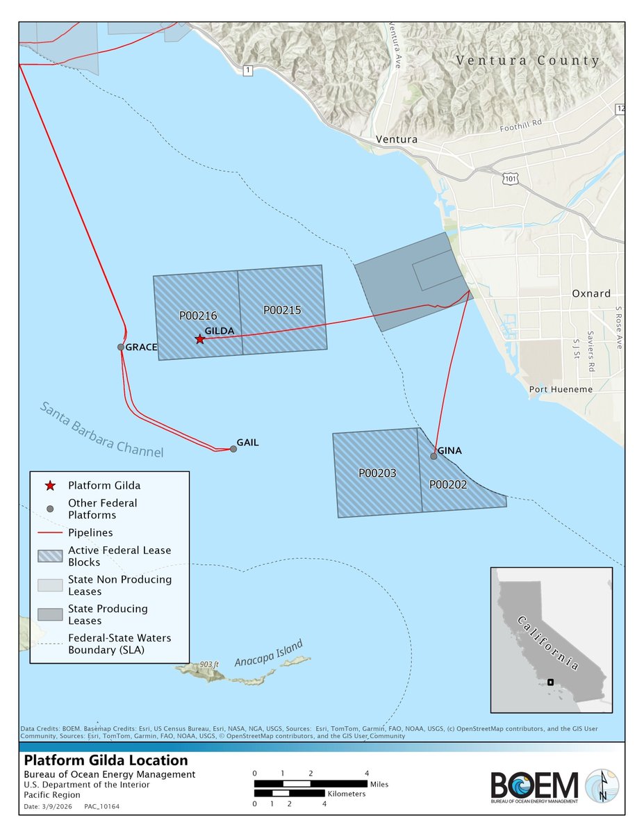 eaiinc's tweet photo. U.S. launches fast-track review of offshore fracing plan at Platform Gilda, California https://t.co/PV9lYarbGq https://t.co/RwtBqSuyUe