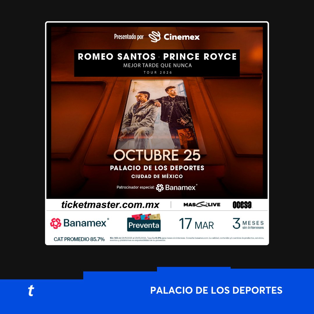 Ticketmaster México tweet media