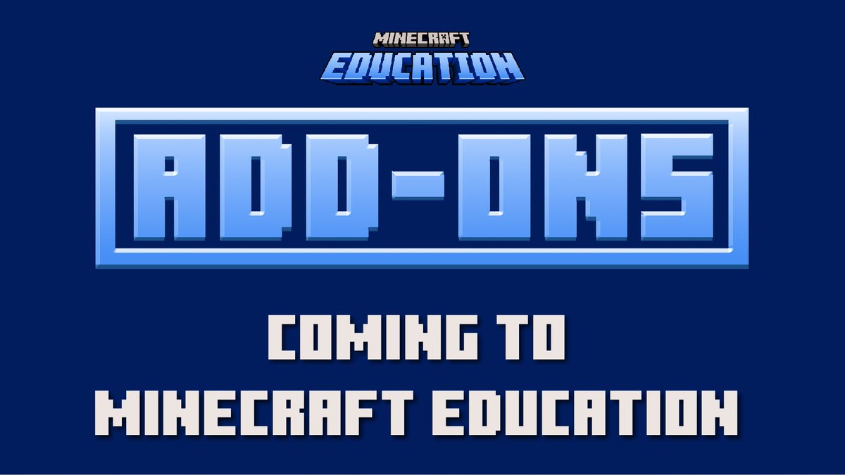 Minecraft Education tweet media