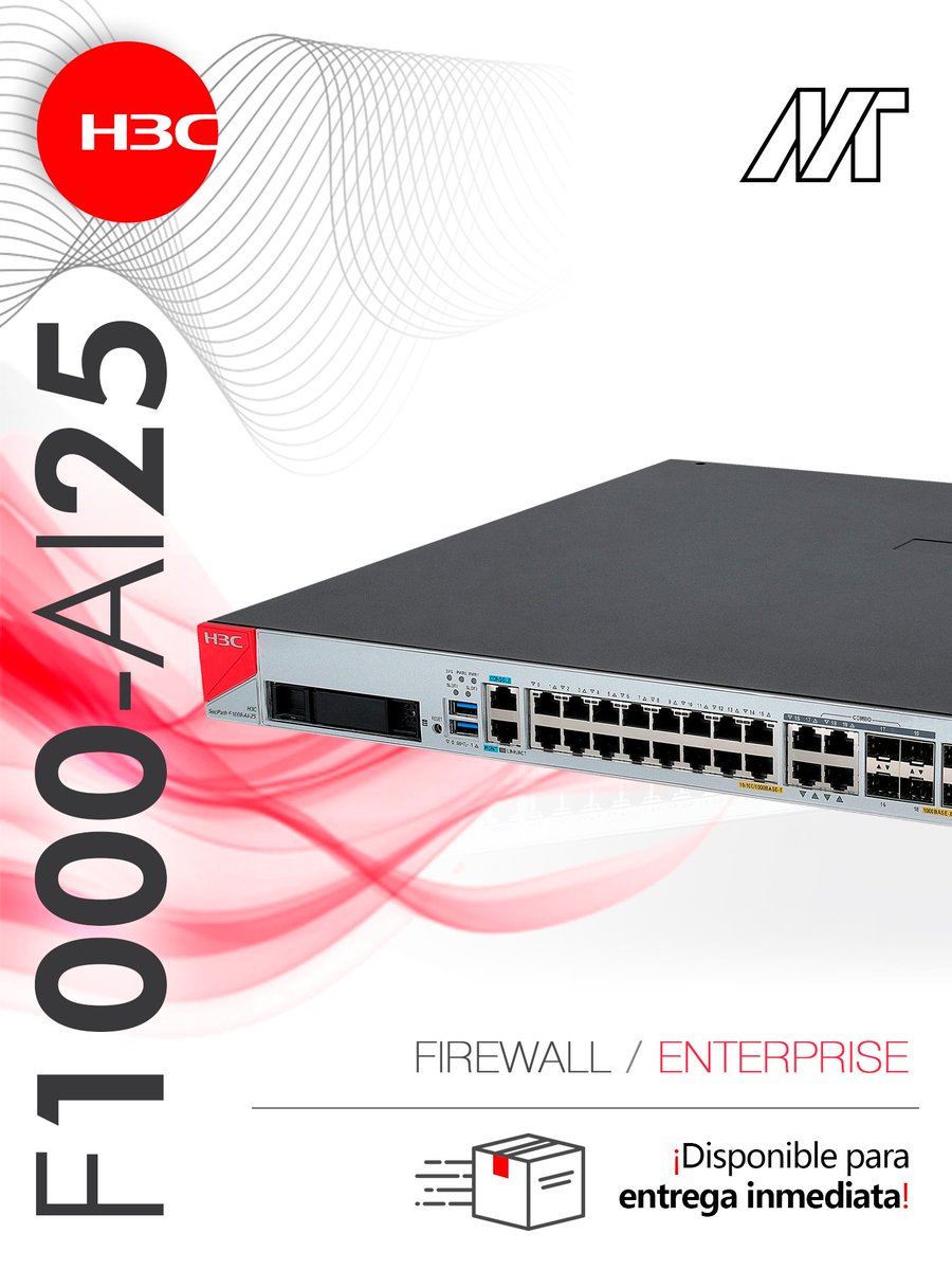 massivetechmx's tweet photo. Firewall Secpath F1000 AI-25
Portafolio Enterprise

#h3c #h3cmassivetech #massivetech #firewall #cortafuegos #firewalls #NGFW @H3CGlobal 

Contáctanos para conocer más:
📞 (+52) 559275 9710
Ext. 301 Ingeniería
Ext. 304 Ventas
✉️ info@massive-electronic.mx https://t.co/XjyyKJyk7P