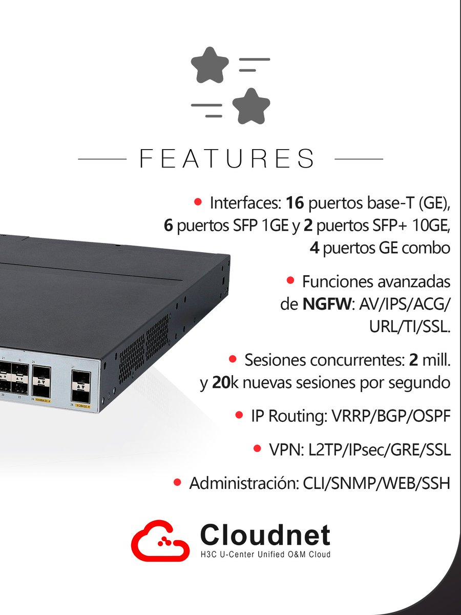 massivetechmx's tweet photo. Firewall Secpath F1000 AI-25
Portafolio Enterprise

#h3c #h3cmassivetech #massivetech #firewall #cortafuegos #firewalls #NGFW @H3CGlobal 

Contáctanos para conocer más:
📞 (+52) 559275 9710
Ext. 301 Ingeniería
Ext. 304 Ventas
✉️ info@massive-electronic.mx https://t.co/XjyyKJyk7P