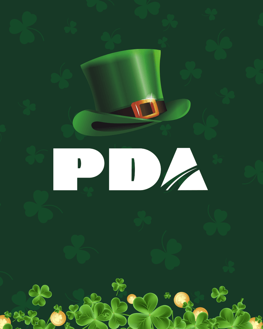 PDATeam's tweet photo. Keep calm and shamrock on. 🍀💚 Happy St. Patrick’s Day! https://t.co/dU7omI1QoJ
