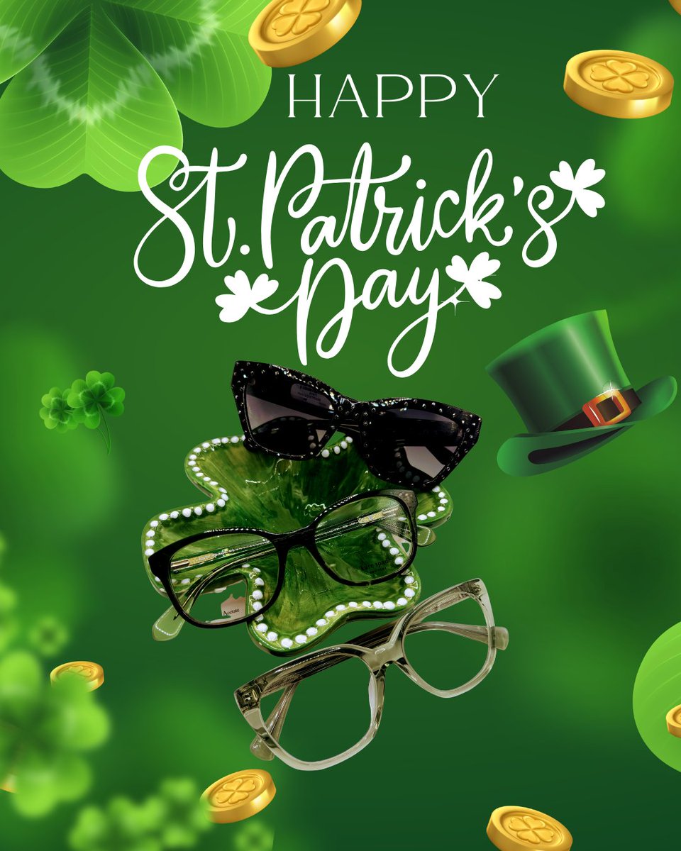 Looking for the treasure at the end of the rainbow. 🌈💰
Forget the gold coins—the real prize is a pair of frames that make you feel and look like a million bucks. Featuring our latest arrivals that are guaranteed to make everyone else green with envy.
