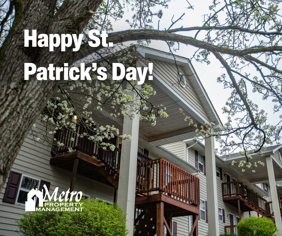 Home is the real pot of gold. This St. Patrick’s Day, we’re grateful for the communities we serve and the residents who make them special. Wishing you a day full of celebration, luck, and a little extra green.

Happy St. Patrick’s Day from Metro Properties!
