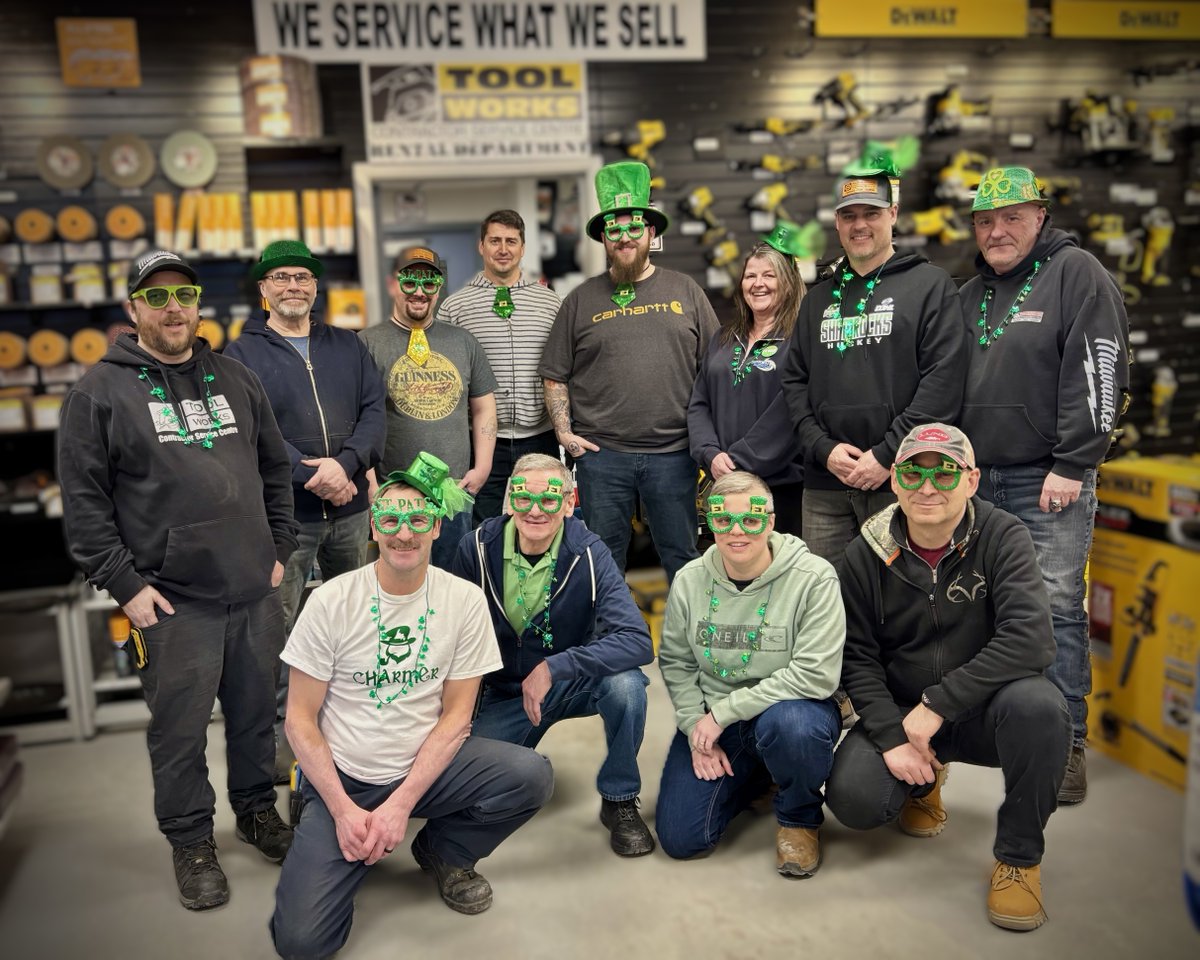🍀 Happy St. Patrick’s Day from everyone at Newfoundland Distributors! Our team’s feeling a little festive today… and maybe a bit like leprechauns! 🌈

#StPatricksDay #FastenersAndFun