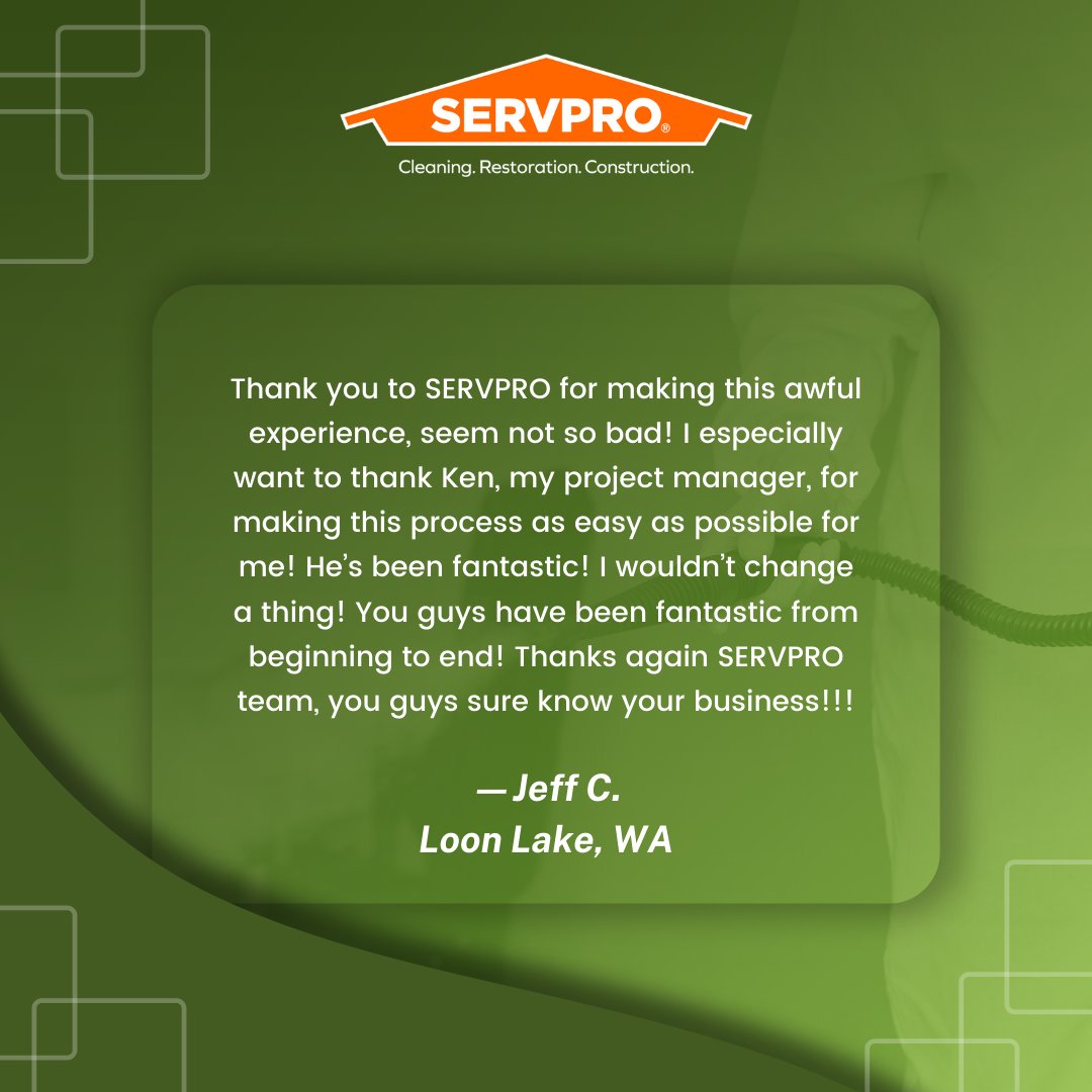 ServpronwS's tweet image. #TestimonyTuesday #SERVPRO #SERVPROSpokaneCounty