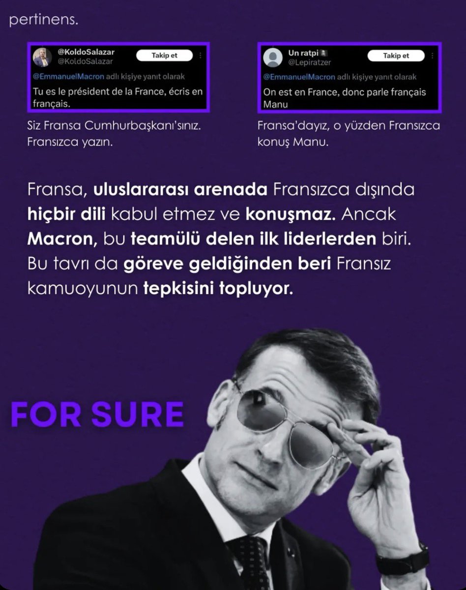 karacakkurt's tweet photo. Türkiye’de hayali bir k*rdistan haritasi çizen fransızlar cumhurbaşkanları ingilizce konuşunca😜😜😜 https://t.co/ZBtpB7PBZj