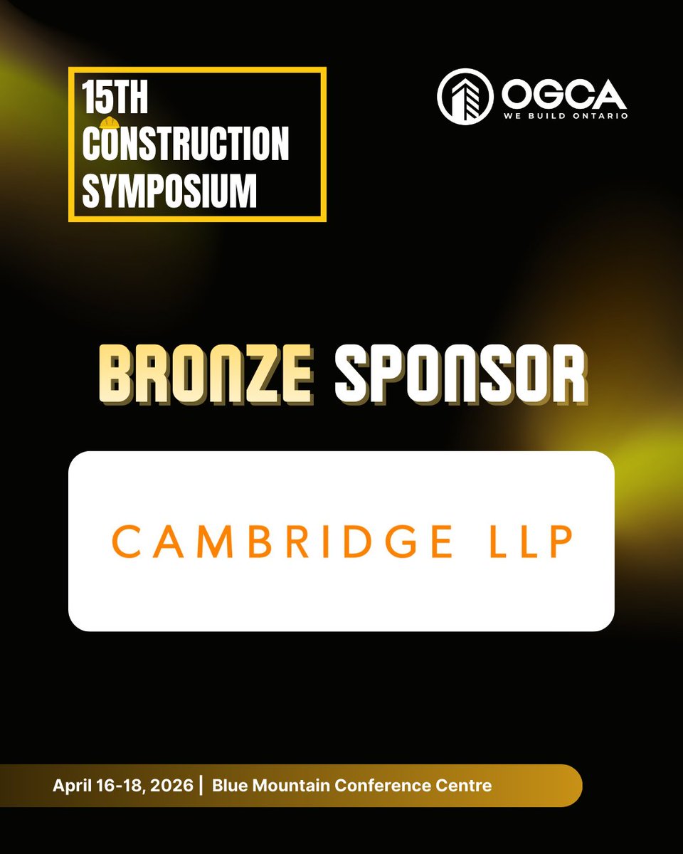 Ontario General Contractors Association tweet media