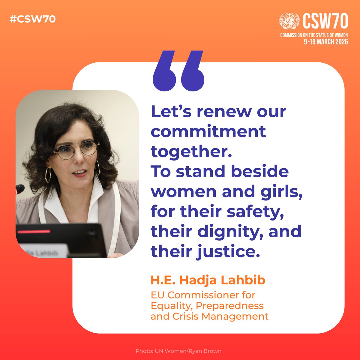United Nations CSW tweet media