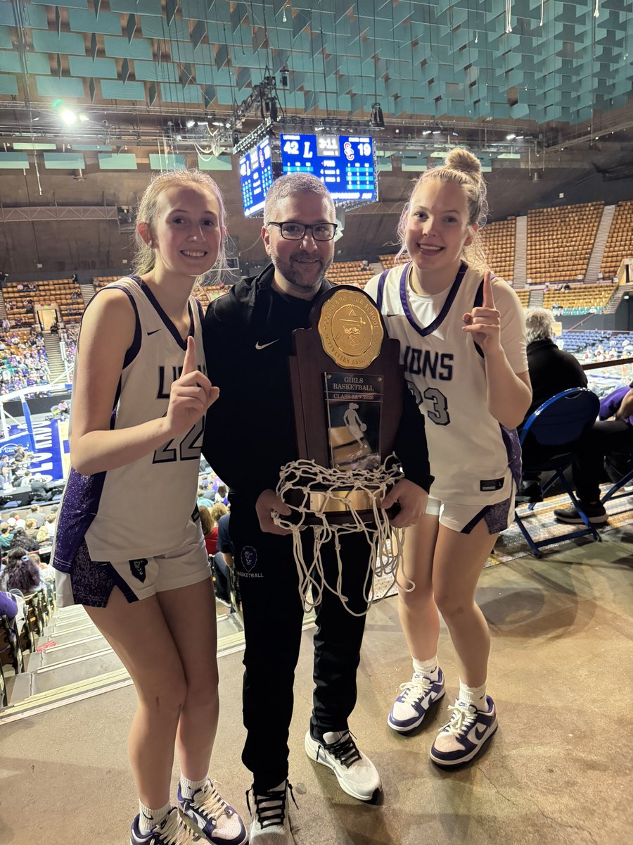 State Champion has a nice ring to it 💍💍 Thank you LuHi basketball for the last four years, I am nothing but grateful. 💜💜