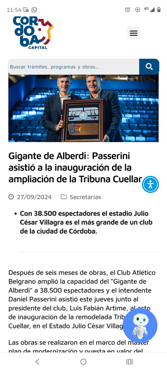 <a href="/augusToPG/">Augusto Perez Gaudio</a> 38500 dice Municipalidad de Córdoba, vos sos un pescado o un salame.