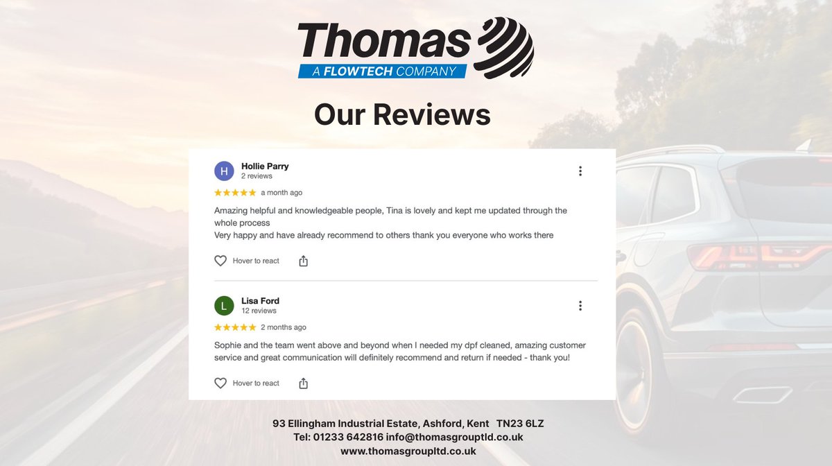 thomasgroupuk's tweet photo. Our customers are truly the best! Don't just take our word for it - read their rave reviews! https://t.co/NGSB4cElVT