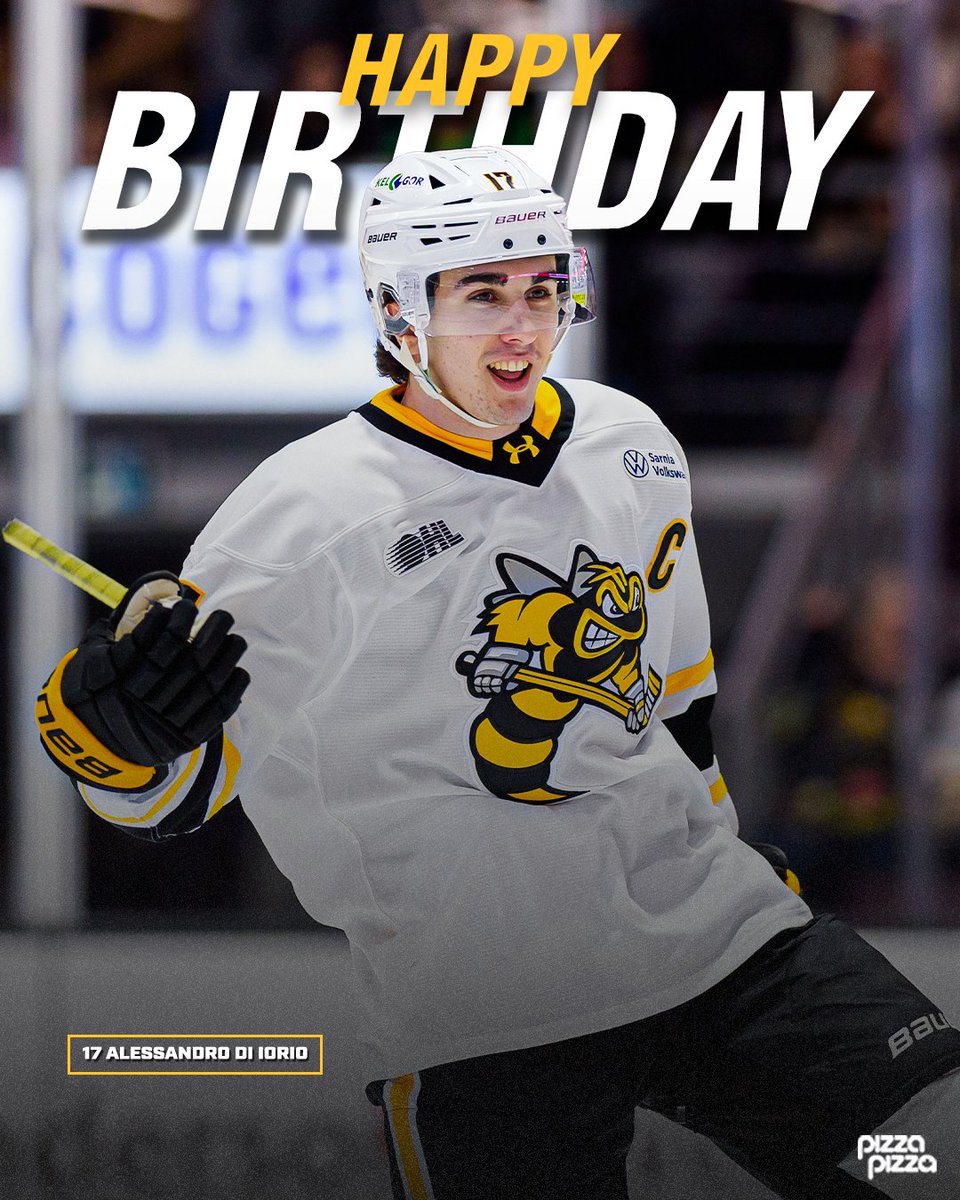 StingHockey's tweet photo. Join us #StingNation in wishing Alessandro Di Iorio a HAPPY BIRTHDAY powered by Pizza Pizza! We hope you have a great day! 🍕🎉
@PizzaPizzaLtd https://t.co/oZcQ7Pz6EJ