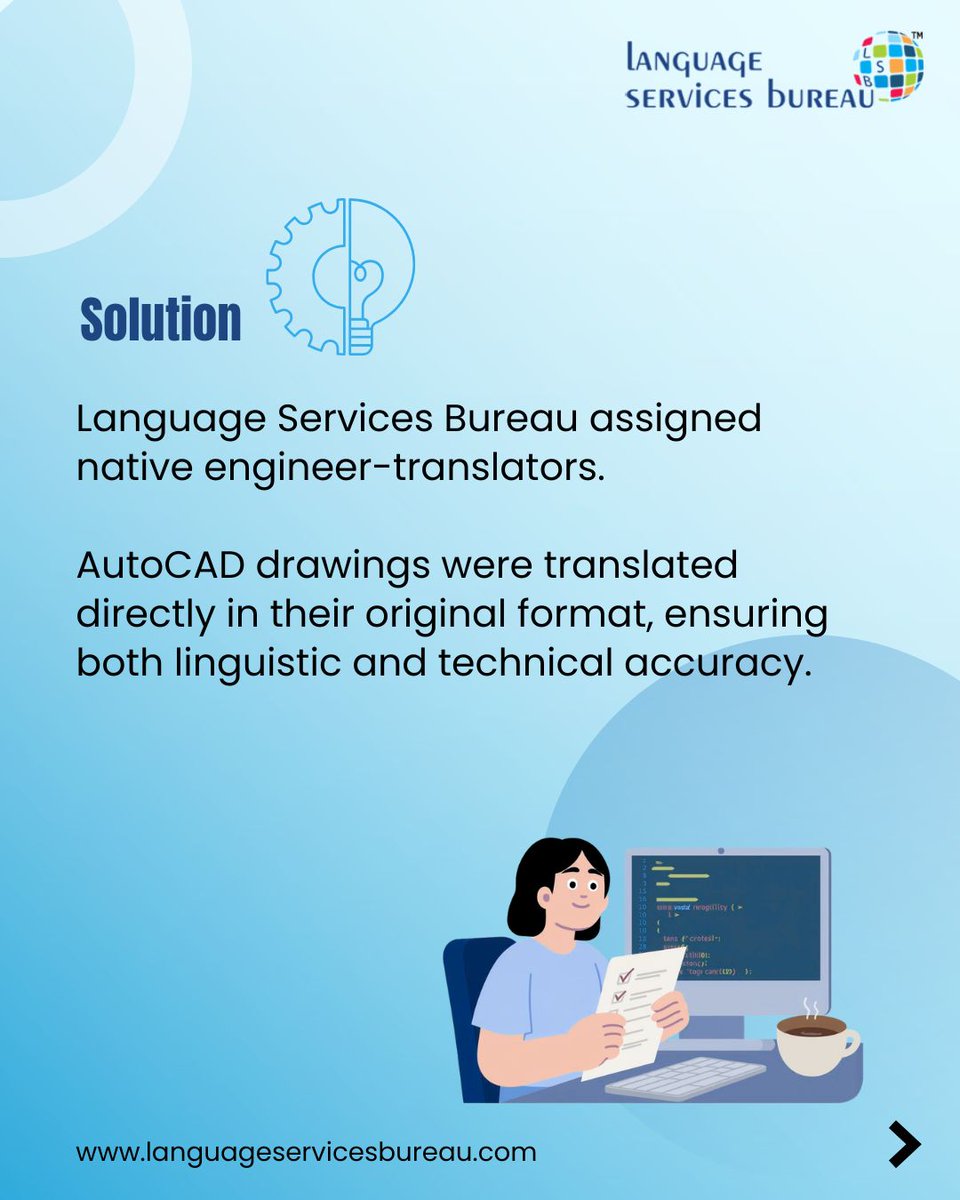 language_bureau's tweet photo. Engineering projects demand precision across languages.
LSB delivered accurate Russian & Kazakh translations of technical manuals and AutoCAD drawings, ensuring seamless equipment deployment.
#TechnicalTranslation #Engineering #AutoCAD #Manufacturing #Localization #TechDocs https://t.co/NgmRcP5vdj