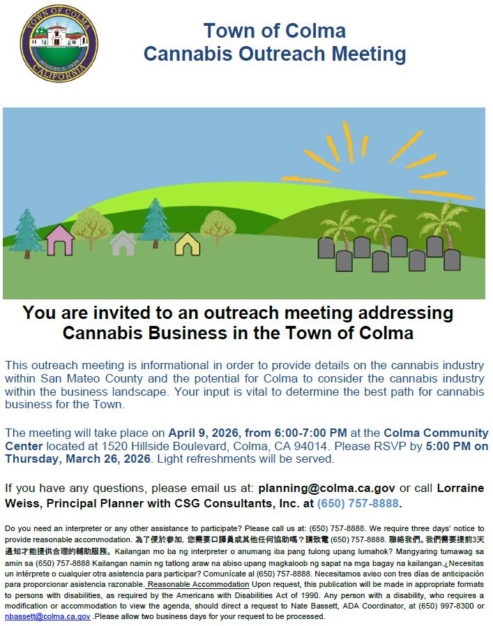 Town of Colma tweet media