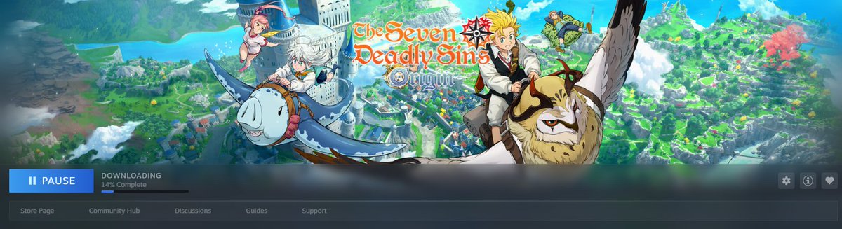 AllAnimeMag's tweet photo. The Seven Deadly Sins: Origin is available
Anyone else gonna play?
It is free on STEAM.
20 gig initial download
I'm busy downloading, and I am aware I am probably gonna get my butt handed to me, but I'll probably have fun
#TheSevenDeadlySinsOrigin #SevenDeadlySinsOrigin #SDSO https://t.co/akS9OwJff7