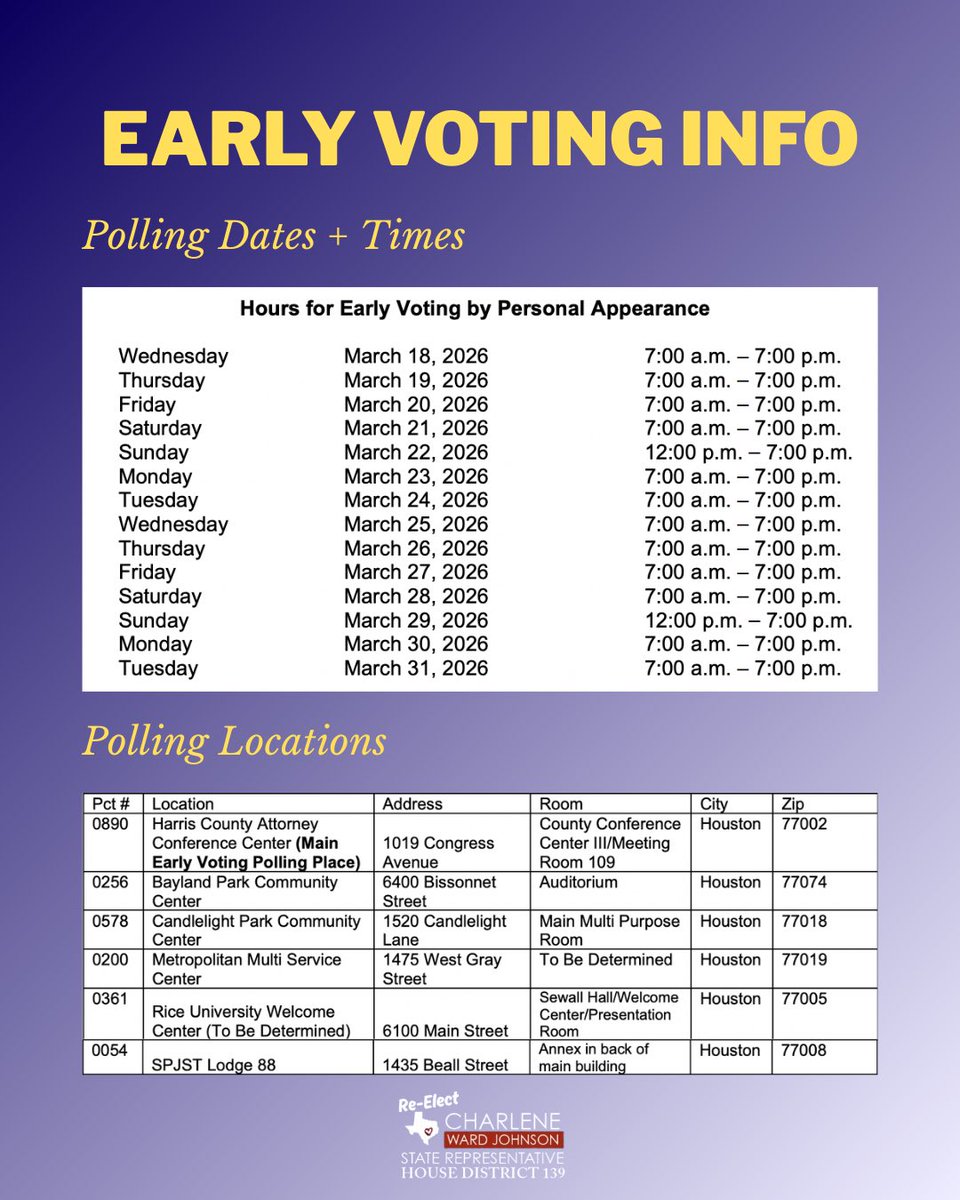 Rep. Charlene Ward Johnson tweet media