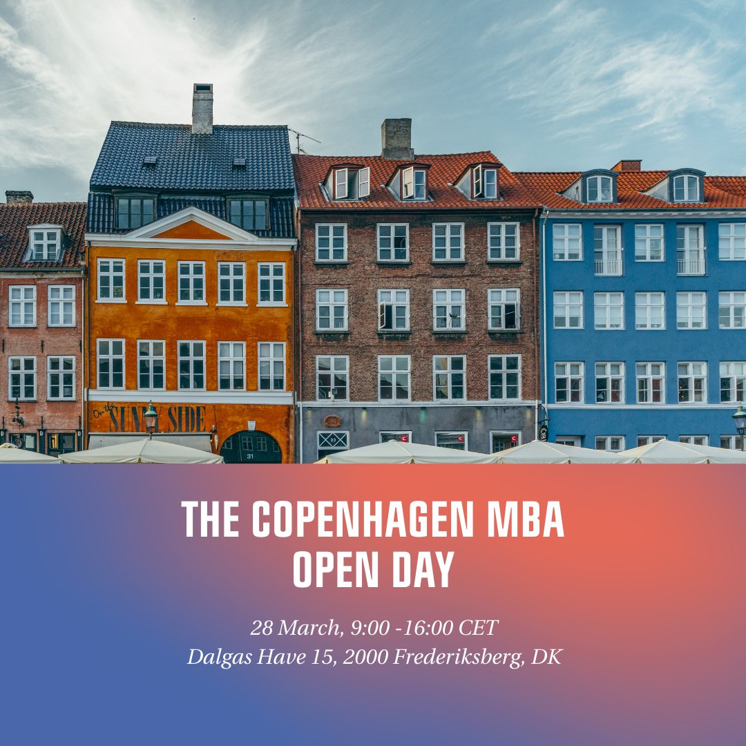 Copenhagen Business School - MBA Programmes tweet media
