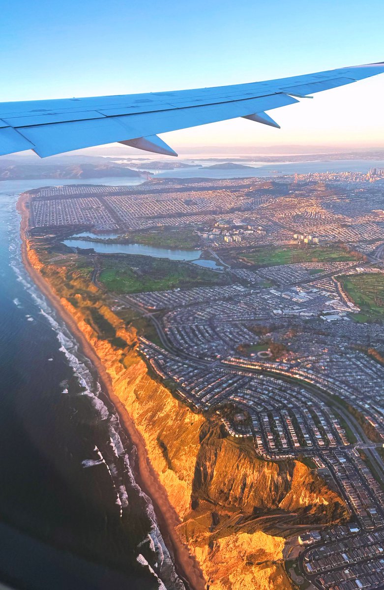 not much, just a golden hour picture of the bay area coastline on a 70 degree clear sky peak spring evening