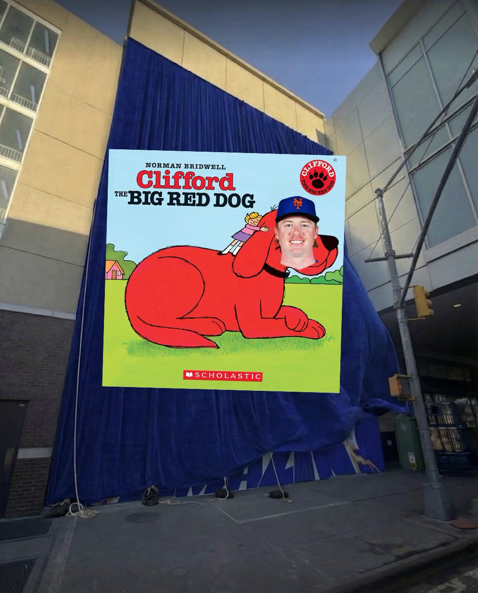 SyracuseMets's tweet photo. is it ryan clifford the big red dog? https://t.co/RWqIefQsHg