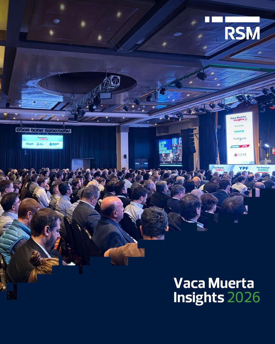 RSMARgentina's tweet photo. Acompañamos como sponsors #VacaMuertaInsights, un espacio clave del sector energético en Argentina.

En representación de #RSMArgentina participaron Néstor De Lisio y Gustavo Capelli (Oficina Patagonia).

#RSM #VacaMuerta #OilAndGas #Energía #Neuquén #Minería https://t.co/wnvOkqWcbr