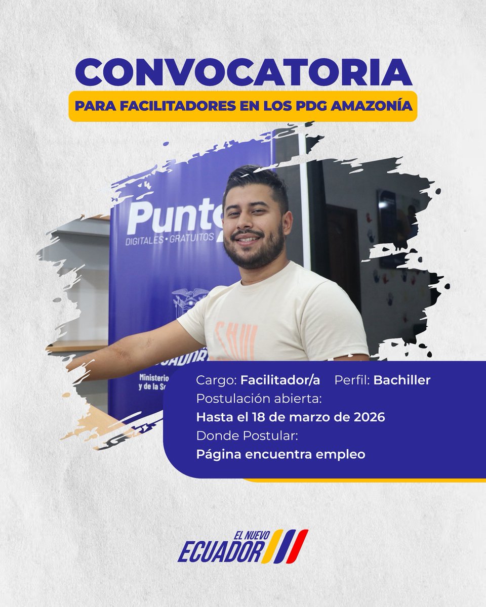 Ministerio de Telecomunicaciones Ecuador 🇪🇨 tweet media