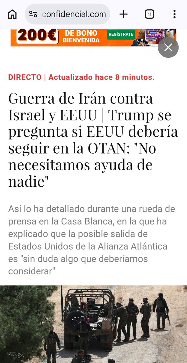 Dicaluc's tweet photo. Estados Unidos está gastando un montón de armamento en Irán y se ha metido en un lío muy gordo. Hay que recordar que la OTAN es defensiva, no ofensiva. Si EEUU sigue gastando munición, va a quedar más débil y va necesitar muchísimo a los demás de la OTAN. China se frota las manos https://t.co/jF4SCAxVvv