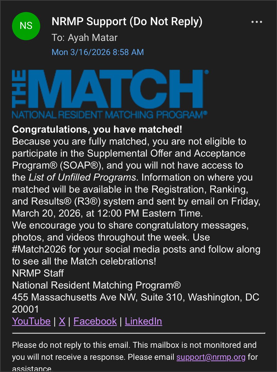 Ayah Matar, MD tweet media