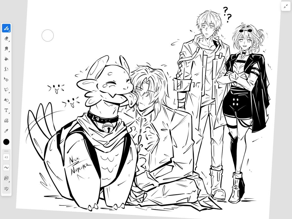 Stellaron Hunters' newest recruit ~

#honkaistarrail #comic #mihoyo #fanart #BladeHSR #kafka #stellaronhunters #dromas #workinprogress