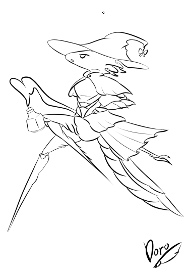 HiroD1581's tweet photo. WIP
lineart of mantis witch 

#oc #originalcharacter #witch #monstergirl #insectgirl #characterdesign #artistsonx #smallartist https://t.co/v77m9fJSNL