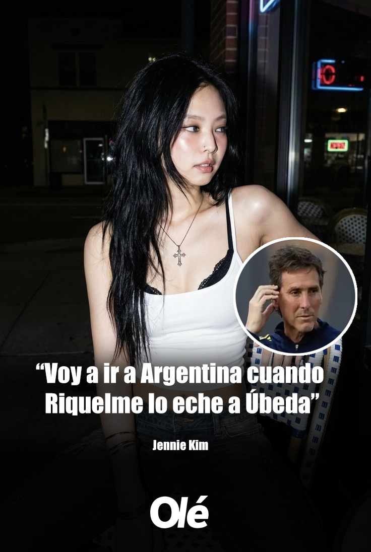 JENNIE KIM BALEÓ A RIQUELME EN BOCA PREDIO tweet media