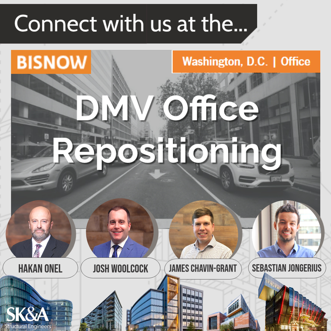 TheSKAGroup1's tweet image. Office #repositioning and #AdaptiveReuse are reshaping the DMV’s building landscape. From office-to-residential conversions to vertical expansions and hospitality repositioning, transforming existing structures requires creative structural solutions and a deep understanding of