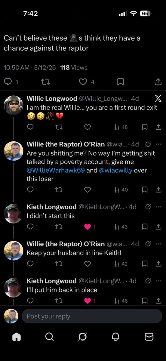 wiactheraptor's tweet photo. 🚨BREAKING NEWS🚨
Raptor reports: @KiethLongWOOD IS GAY!!! Do we really want a gay guy in the elite 8??? It goes against everything the #wiacbrotherhood stands for! We cannot let this happen! Vote the raptor to let the Cinderella continue! #rapattack https://t.co/07mZe2eZeu