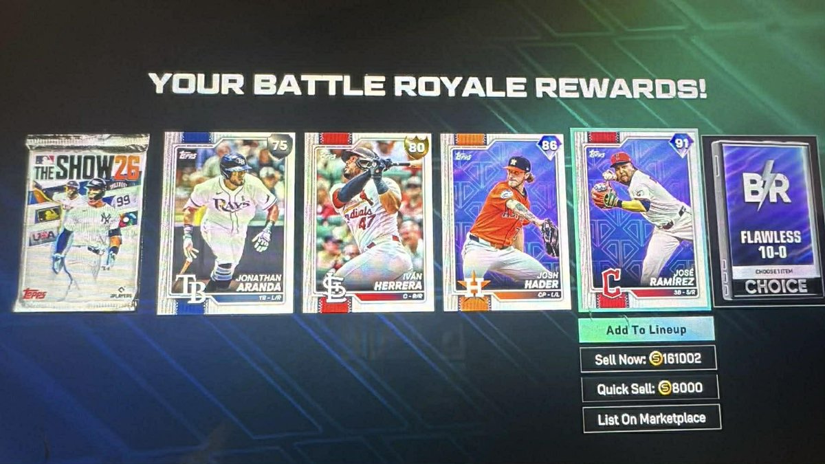 MLB The SHOW26 Stubs & BR Flawless |MUT &CUT Coins tweet media