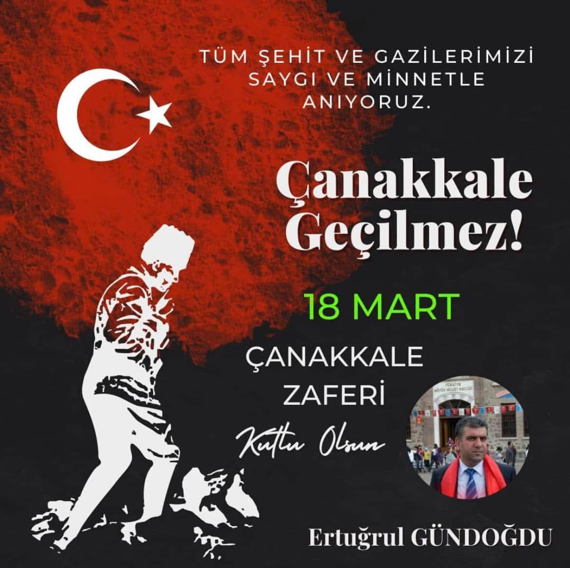 FAQcenterPAGE's tweet photo. Çanakkale Zaferi ve Şehitler Günü’nde; bir kahraman olarak ölümsüzleşen Gazi Mustafa Kemal ATATÜRK ve silah arkadaşlarını, aziz şehitlerimizi minnetle, rahmetle ve saygıyla anıyorum. https://t.co/F68au2suKS