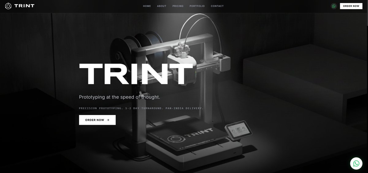 Trint3D's tweet photo. Speed matters in product development.

Faster prototypes = faster testing, better decisions, quicker launches.

At Trint 3D Printing &amp; Prototyping we help you go from design → prototype → iteration without delays.

🌐 https://t.co/JHer9fWv2j

#3DPrinting #Startups https://t.co/1r6JY0R6tk