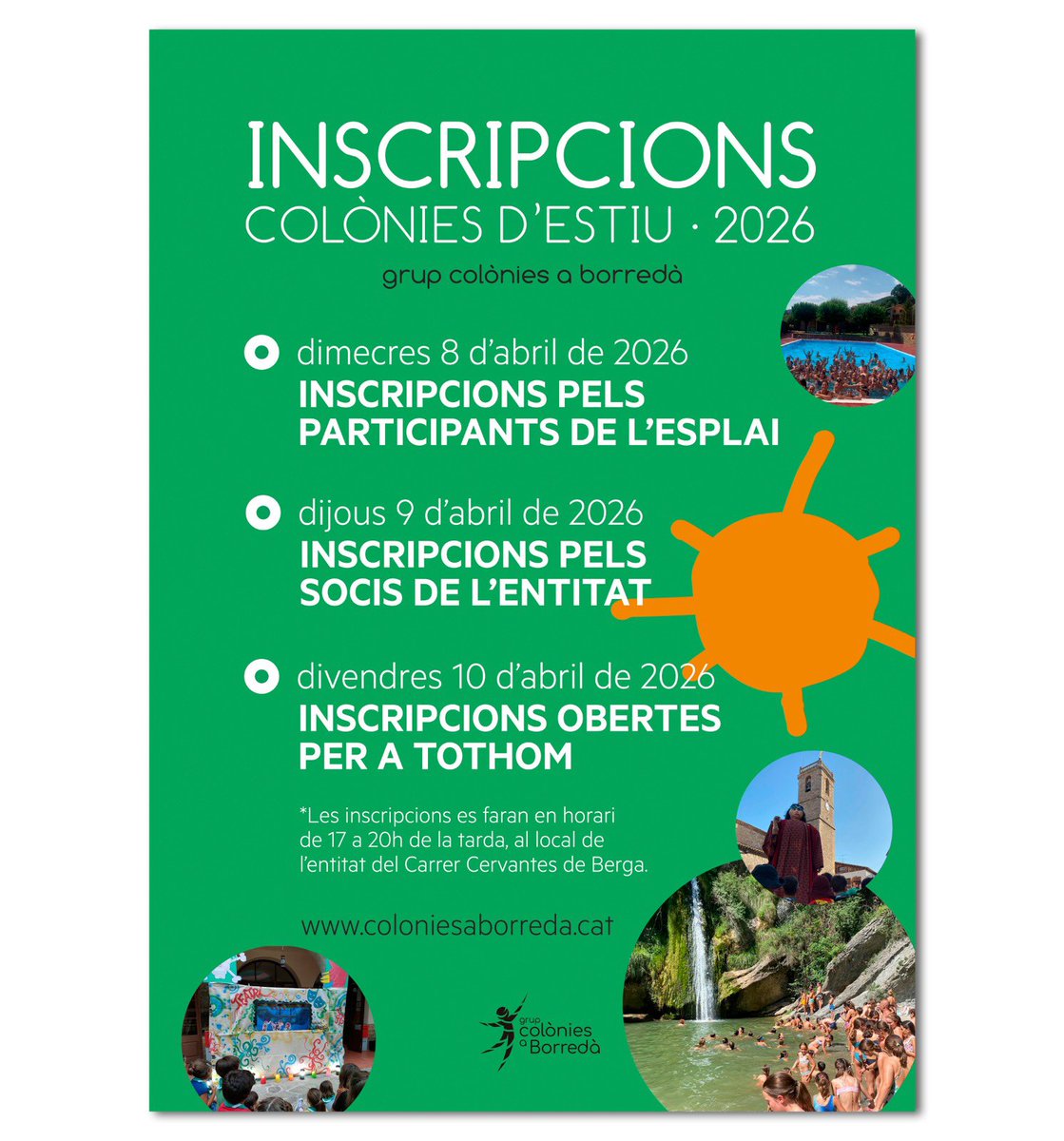 Colònies a Borredà tweet media