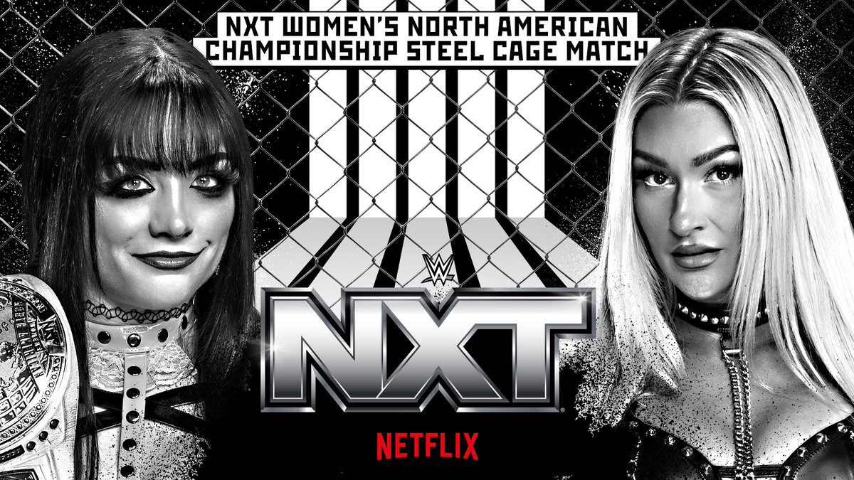 WWEIndia's tweet photo. Kal #WWENXT par LIVE at 5:30 AM (IST) on @NetflixIndia:
⚪️ Appreciating Booker T
⚪️ Jacy Jayne vs. Zaria vs. Sol Ruca - NXT Women’s Title Triple Threat Match
⚪️ Tatum Paxley vs. Izzi Dame - NXT Women’s #NATitle Steel Cage Match
⚪️ Fallon Henley vs. Wren Sinclair - Women’s Speed Championship Match
… and MORE! ⬇️