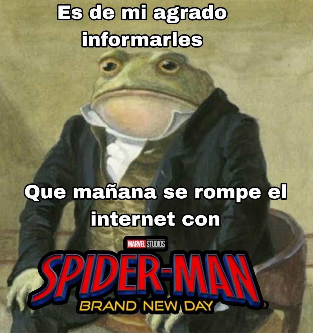Mañana el tráiler de #SpiderManBrandNewDay